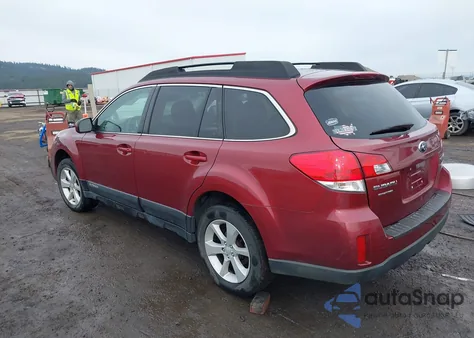 2013 Subaru Outback 2.5I Premium z USA, uszkodzony, nr VIN 4S4BRBGC8D3239175